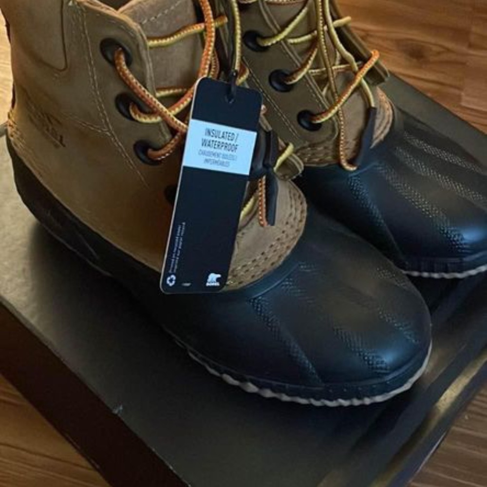 BRAND NEW youth boy girl sorel cheyanne insulated waterproof snow boots 3Y 5Y - Picture 7 of 8